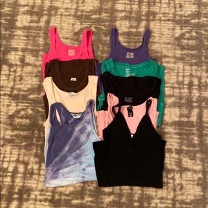 Variety of tank tops